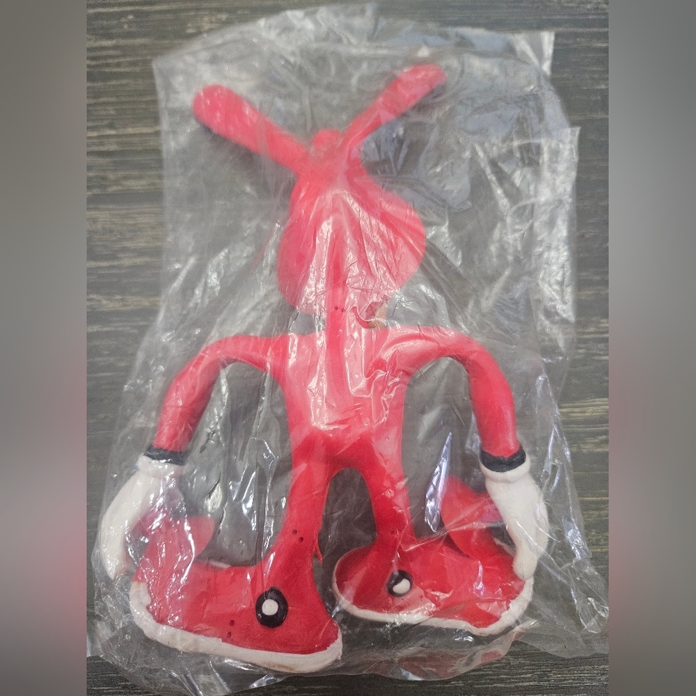 Vintage bendable "Noid" action Character Figurine 1988 Dominos Pizza Collectible - Picture 2 of 7